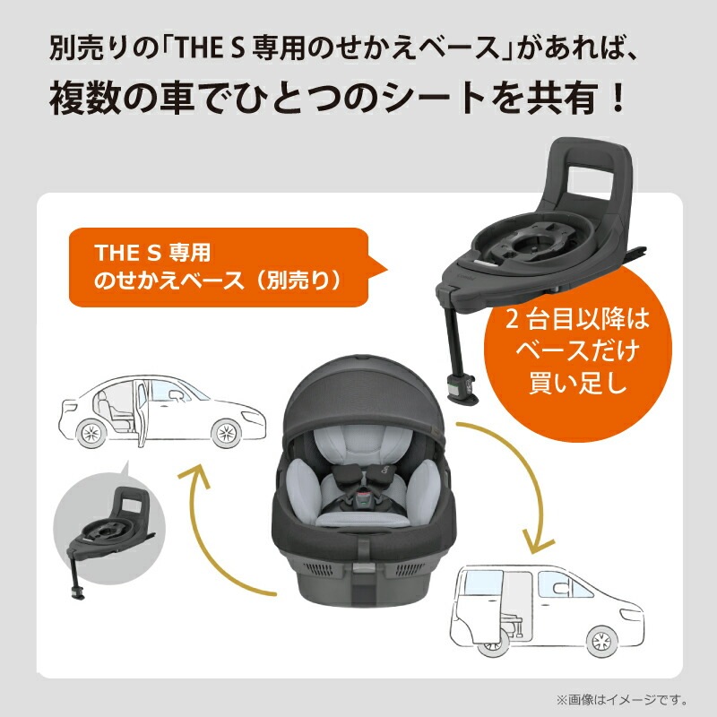 コンビ THE S ISOFIX エッグショック ZC-720 チャイルドシート ザ エス ホワイトレーベル
