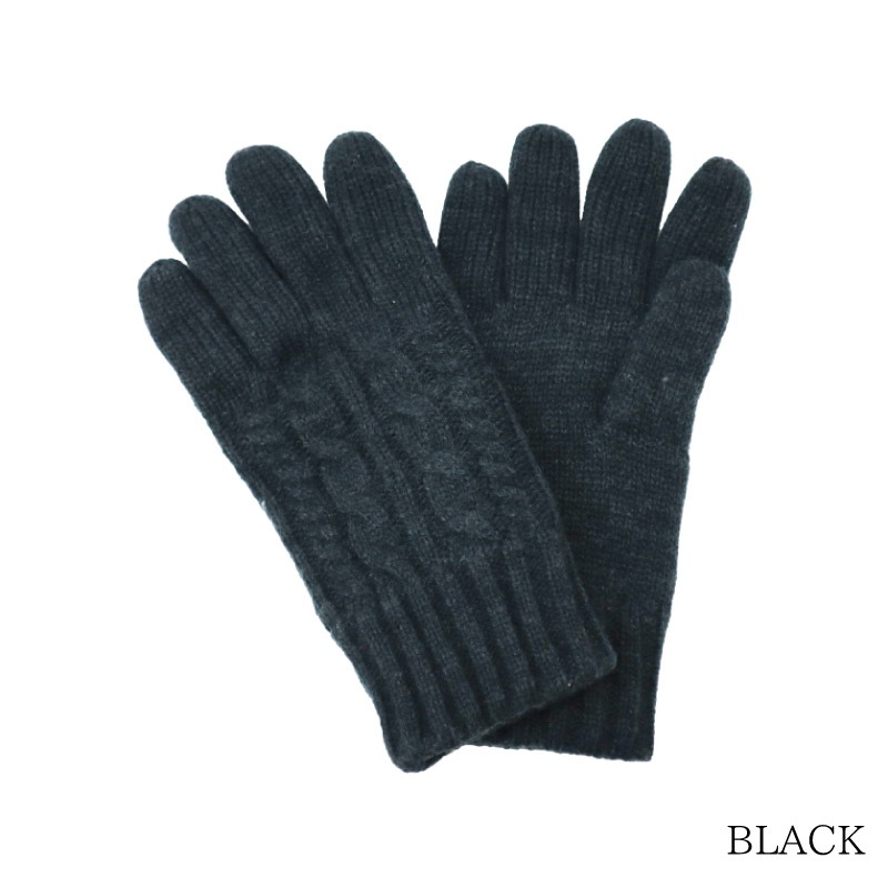 kuroda クロダ ケーブルニットグローブ 手袋