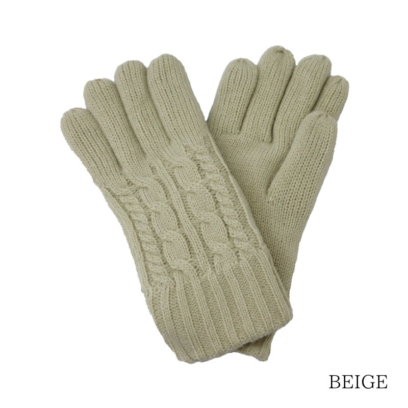 kuroda クロダ ケーブルニットグローブ 手袋