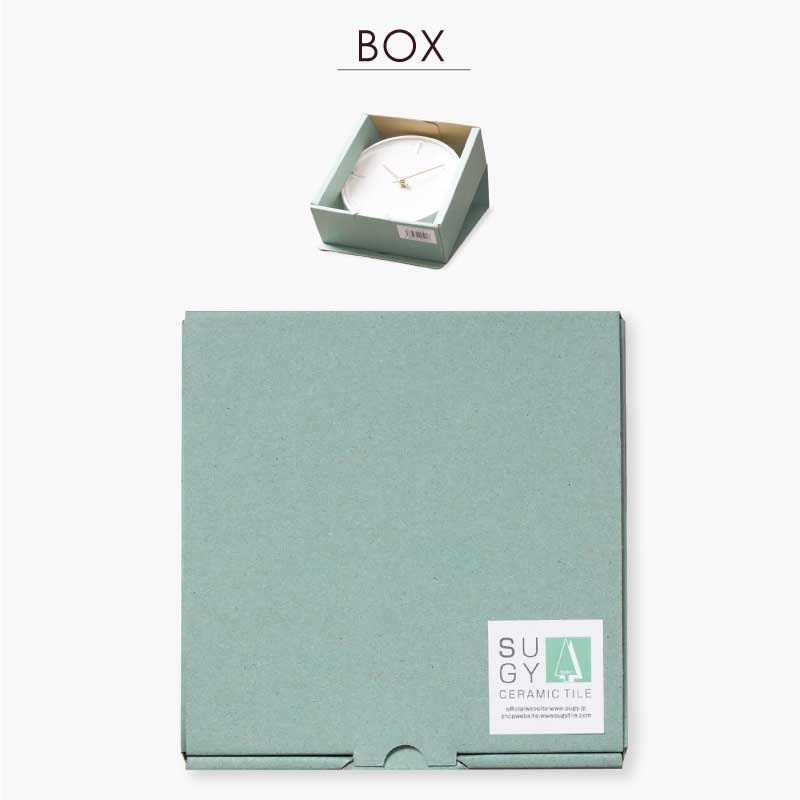 SUGY 杉浦製陶 壁掛け時計 GLAZED CLOCK