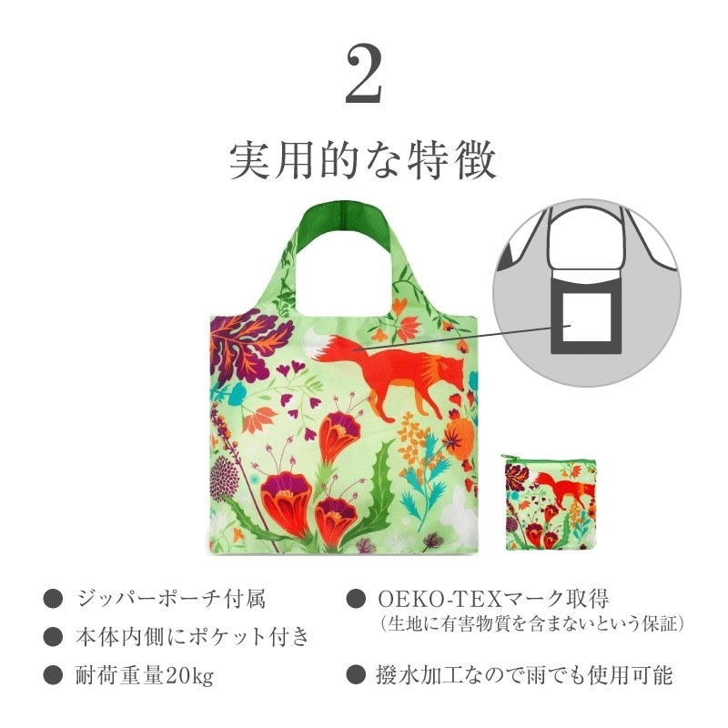 LOQI ローキー Kristjana S Williams エコバッグ コラボ