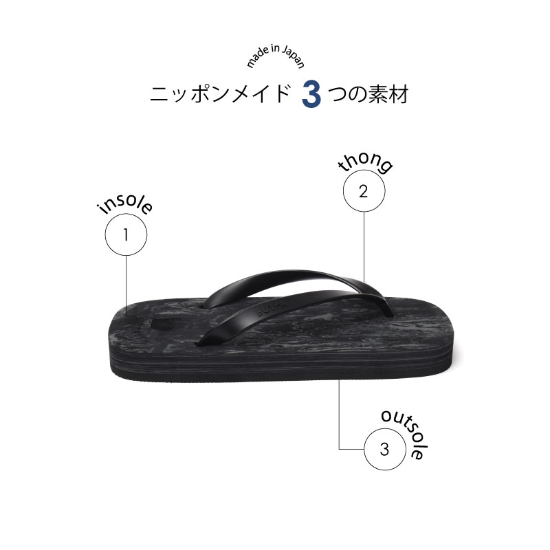 サンダル buntA b-zouri mens | buntA ブンタ | GISE