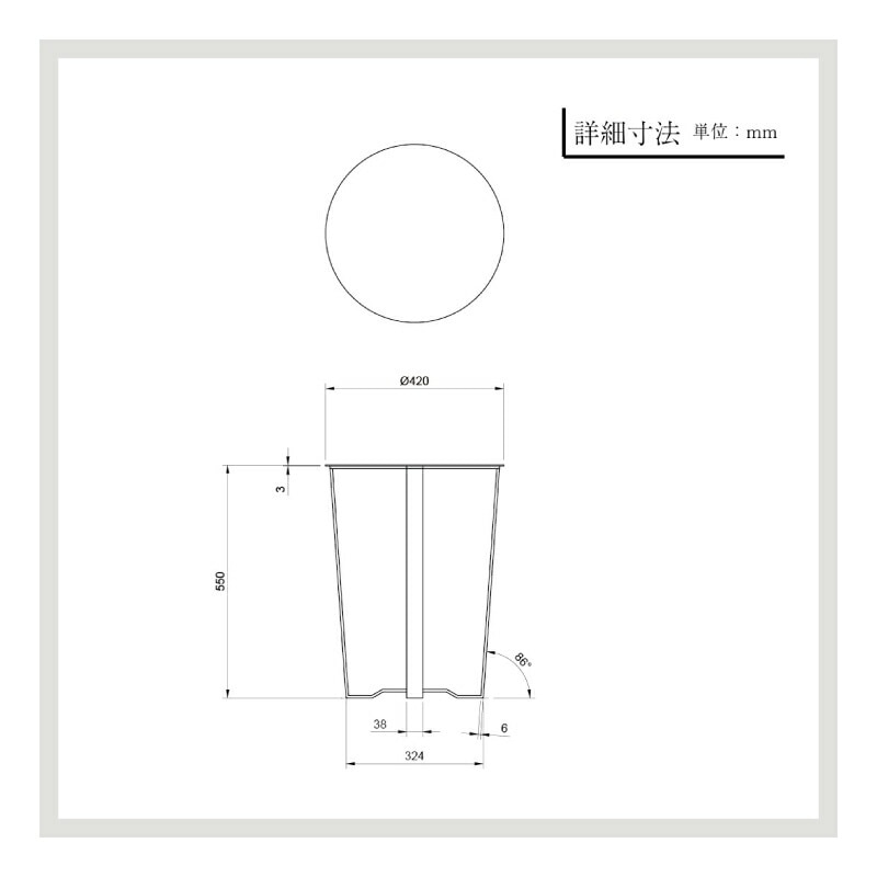 Metal Garage RAD アイアン ラウンドテーブル Zack 日本製 完成品