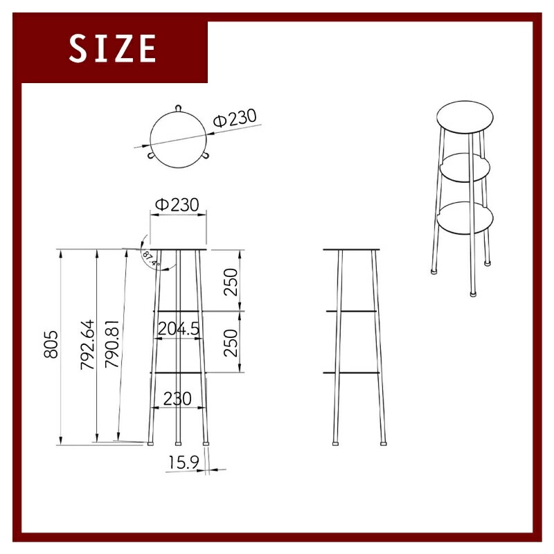 Metal Garage RAD アイアンシェルフ Apollo 日本製 完成品