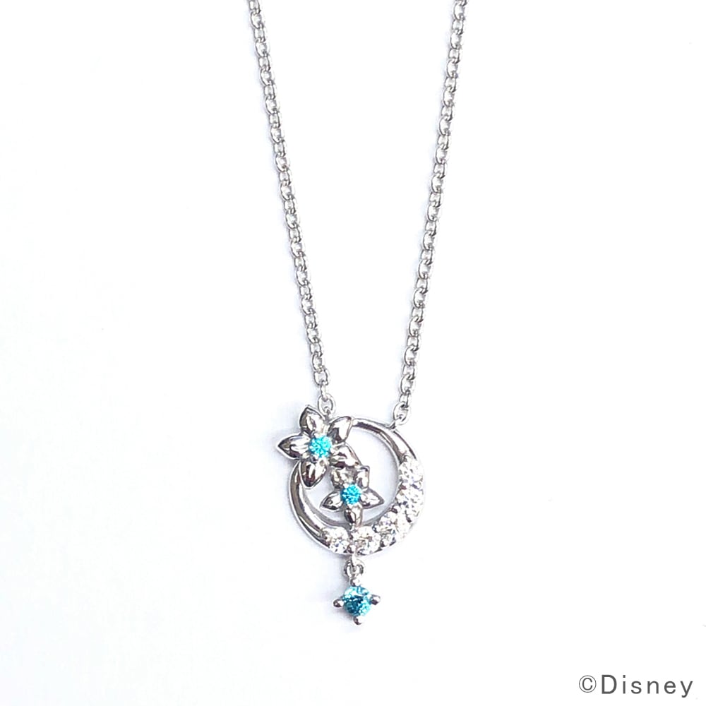 ディズニー ディズニー アラジン ジャスミン 三日月 花 ネックレス レディース Disney Giv ギヴ 人気のキャラクターアクセサリー グッズ を集めたセレクトショップ