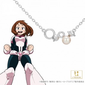 【僕のヒーローアカデミア】 モチーフネックレス「麗日お茶子」 シルバー アクセサリー|僕のヒーローアカデミア|キャラクター一覧