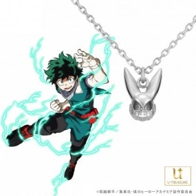 【僕のヒーローアカデミア】 モチーフネックレス 「緑谷出久」 シルバー アクセサリー|僕のヒーローアカデミア|キャラクター一覧