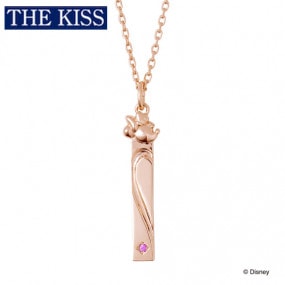 【ディズニー】THE KISS ミニーマウス ネックレス レディース 単品 DI-SN2406PSP 【Disney】