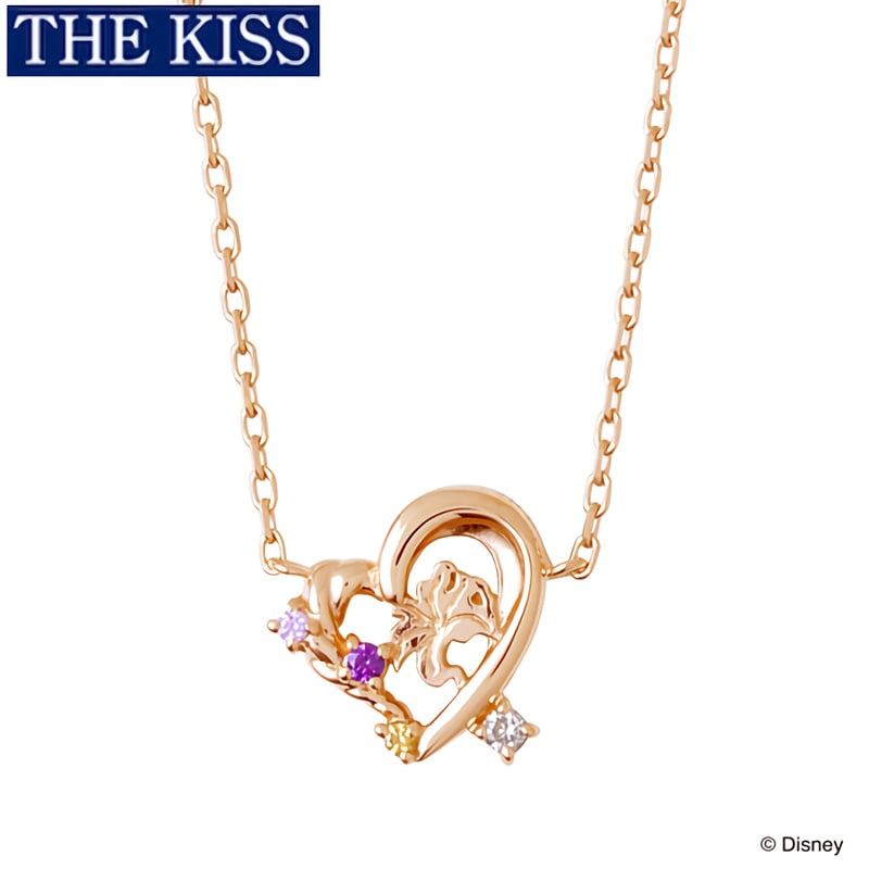 ディズニー】THE KISS ディズニー ペアネックレス ラプンツェル