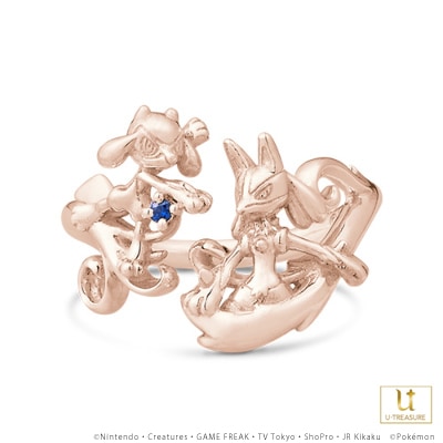 ポケモン リオル ルカリオ フォークリング K18ピンクゴールド Giv ギヴ 人気のキャラクターアクセサリー グッズ を集めたセレクトショップ