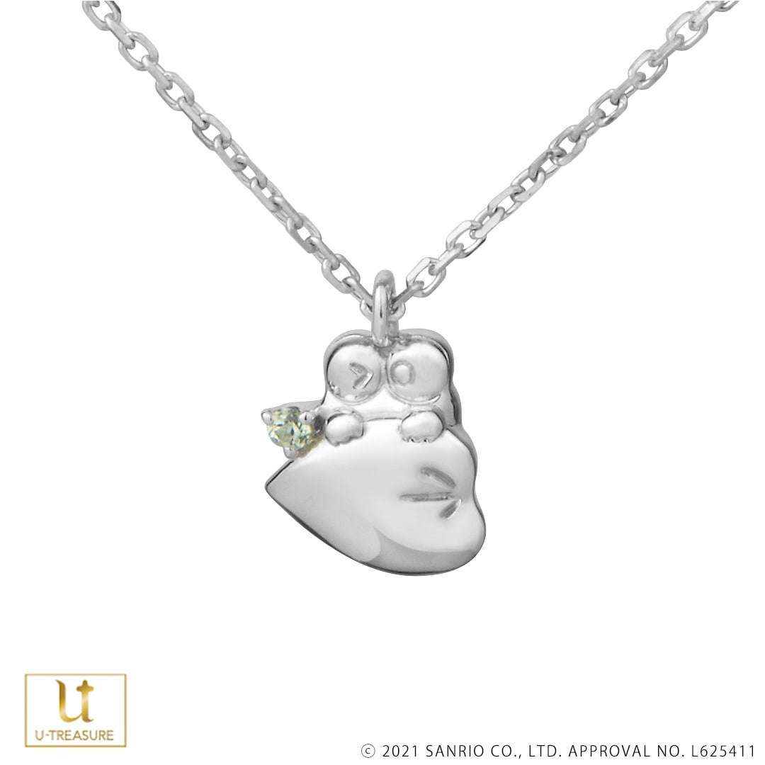 けろけろけろっぴ プラチナ ネックレス けろけろけろっぴ プラチナ ネックレス サンリオキャラクターズ】 けろ