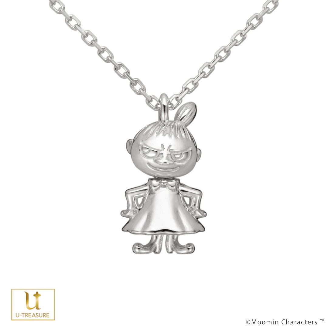 MOOMINリトルミィ ネックレスシルバー 公式グッズ アクセサリー ジュエリー MOOMIN】リトルミイ ふりふりネックレス シルバー |GIV ギヴ：人気の