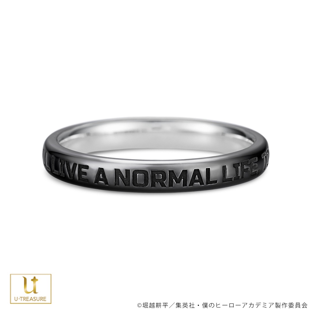 僕のヒーローアカデミア】メッセージリング トガヒミコ シルバー