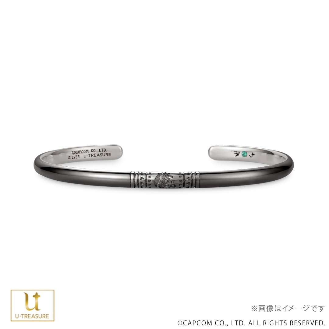 モンスターハンター】ハンターの腕輪 シルバー×シルバー（ブラック