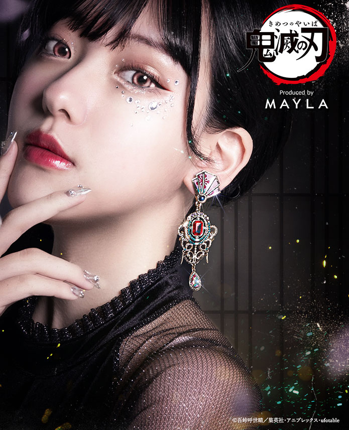 マイラ 鬼滅の刃 アイコニック イヤオブジェ ～オリジナル～ 鬼滅の刃】 MAYLA マイラ アイコニック イヤオブジェ