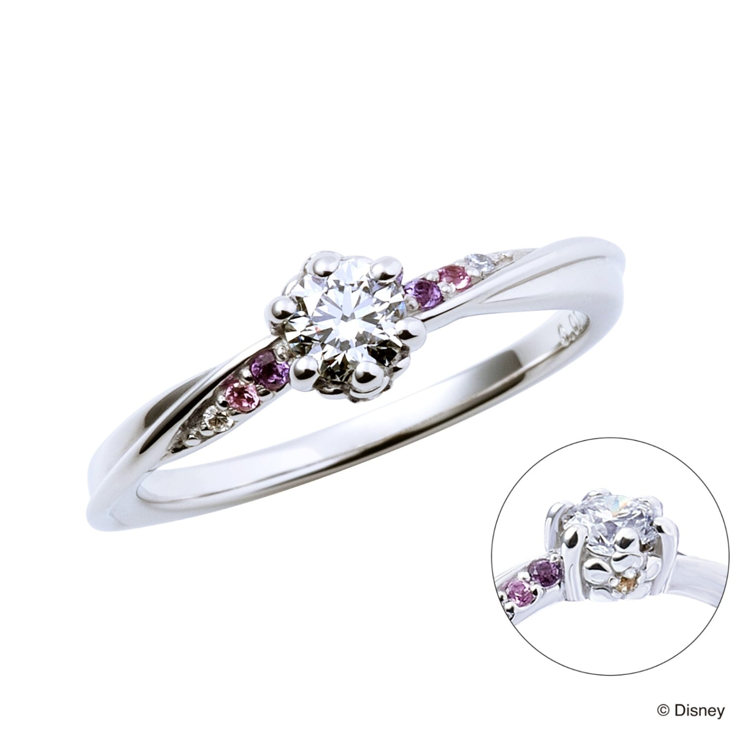 ディズニー】THE KISS ディズニープリンセス ラプンツェル / プラチナ