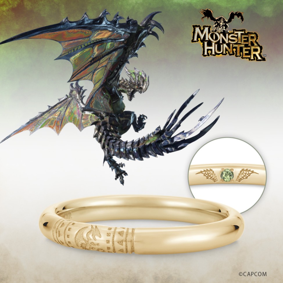 モンスターハンター】 ハンターの指輪 ライゼクス K18イエローゴールド