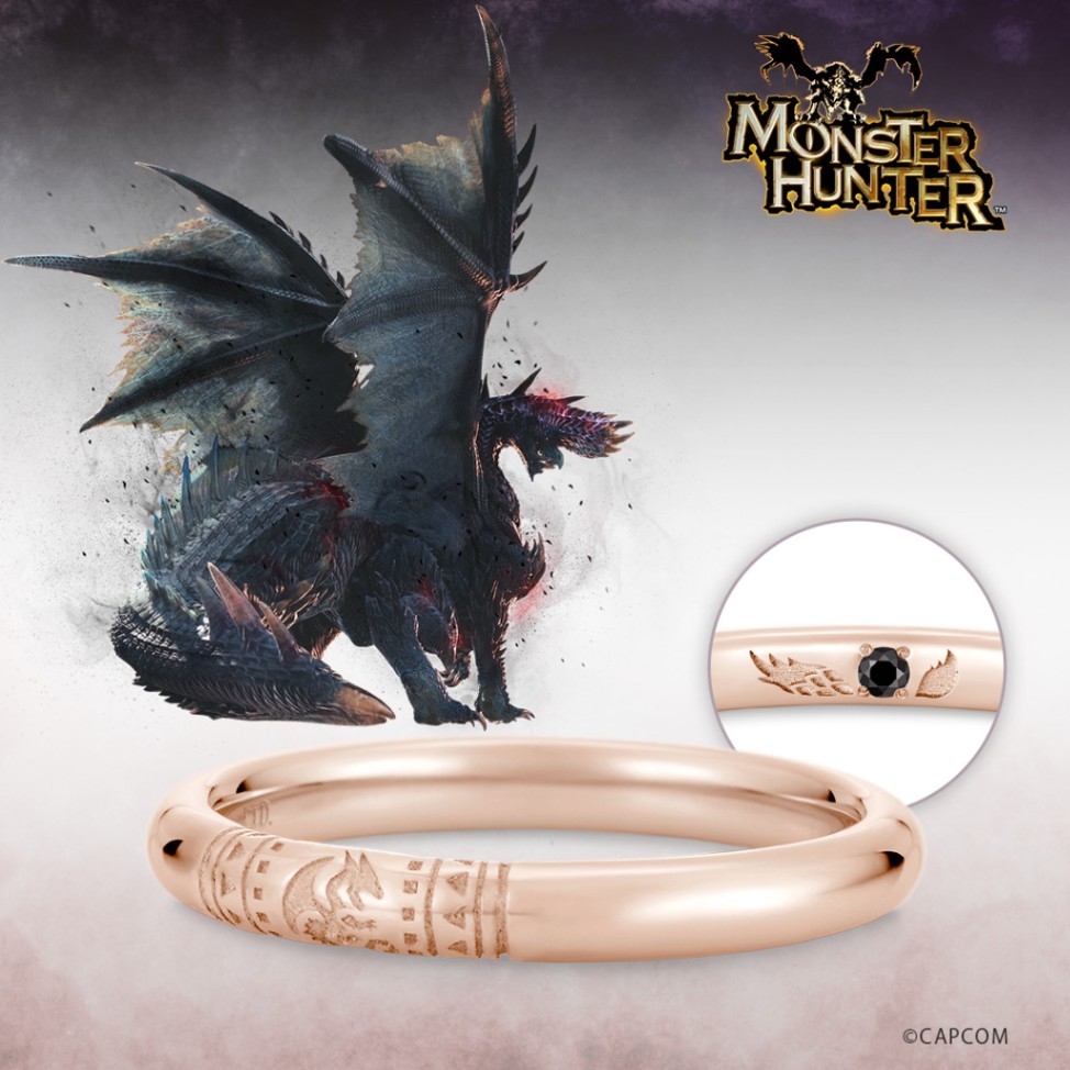 モンスターハンター】 ハンターの指輪 アルバトリオン K18ピンク