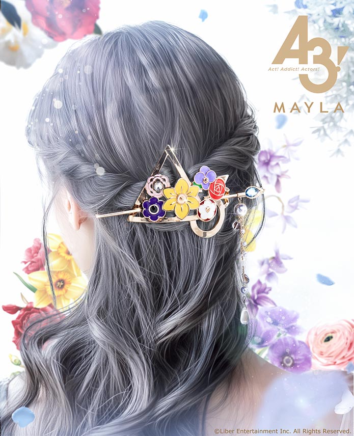 A3!】MAYLA マイラ アイコニック ヘアオブジェ マジェステ ＋ 簪