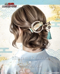 【忍たま乱太郎】 MAYLA マイラ 忍たま乱太郎 アイコニックヘアオブジェ マジェステ ＋ 簪 忍術学園 一年は組 レディース|忍たま乱太郎