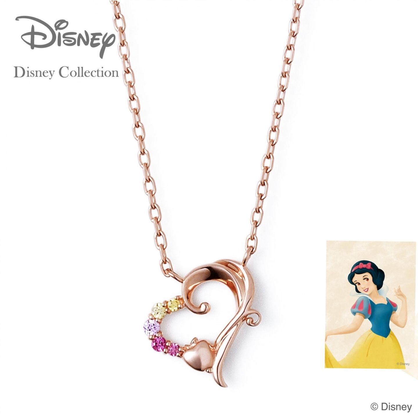 ディズニー】THE KISS ディズニープリンセス 白雪姫 ネックレス