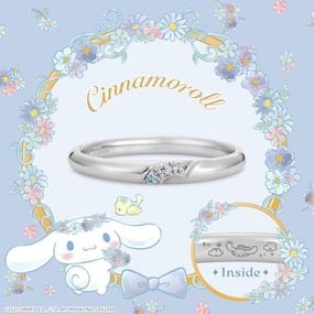 【サンリオキャラクターズ】 Cinnamoroll マリッジリング（ダイヤモンドver.） プラチナ|サンリオキャラクターズ