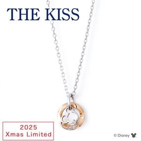 【Christmas Collection 2025】THE KISS ディズニー ミッキーマウス / シルバー ネックレス レディース 数量限定|ディズニー