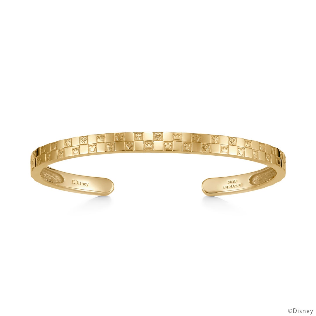 キングダム ハーツ】モノグラムバングル「ダブル」 シルバー(イエロー
