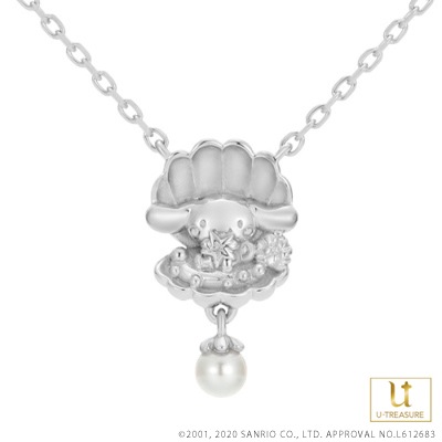 シナモロール ネックレス シルバー パール 貝殻 アクセサリー Cinnamoroll Giv ギヴ 人気のキャラクターアクセサリー グッズ を集めたセレクトショップ
