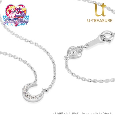 ����������Υ����顼�ࡼ��ۥ����顼�ࡼ�� �ͥå��쥹 Moonlight Necklace K18�ۥ磻�ȥ�����ɡ�SAILOR MOON��