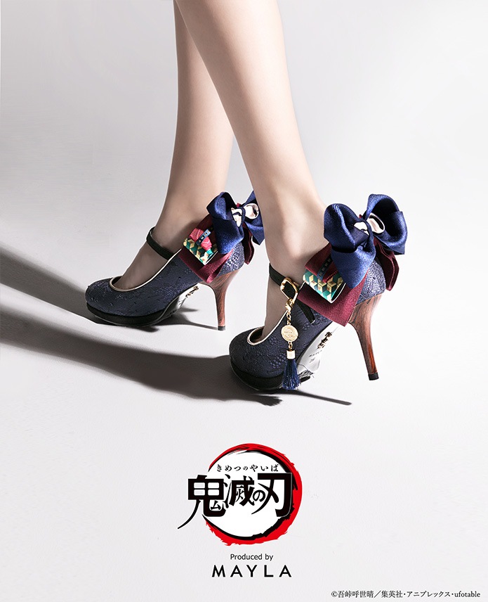 鬼滅の刃×MAYLA 靴 アイコニック シューズオブジェ パンプス 竈門炭治郎 8_000000002491.jpg?1720239365