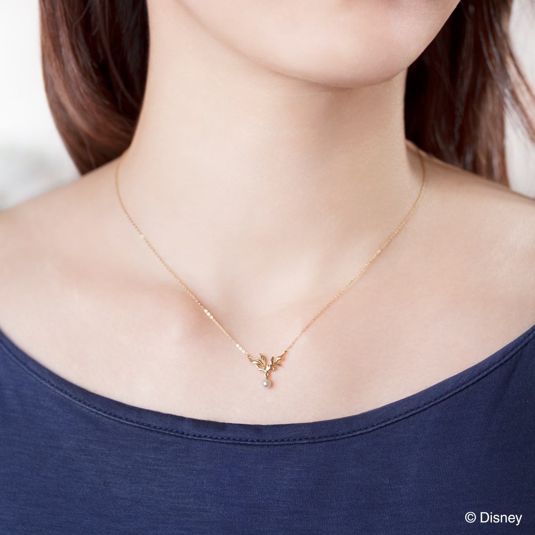 �ڥǥ����ˡ��ۥ������� �إ�ȥ롦�ޡ��ᥤ�ɡ� ���ꥨ�� �ͥå��쥹 / ����(���ꥨ��) K18������� ��Disney��