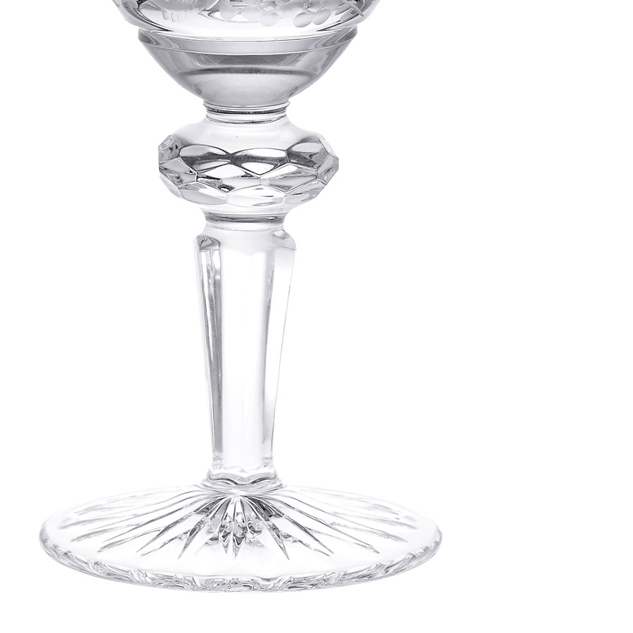 マイセンクリスタル マイセンフラワー ワイングラス MFW/07/2