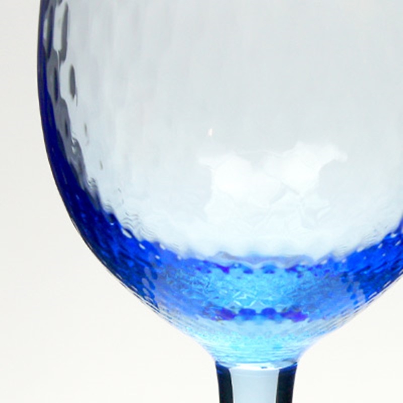 マイセン　波の戯れ　シャンパングラス　ブルー　29171/AQ