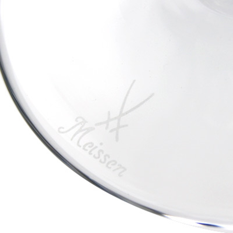 マイセン　波の戯れ　シャンパングラス　ブルー　29171/AQ