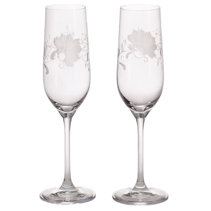 エルベクリスタル ジュリア ペアシャンパングラス JUL/2007/9/2P