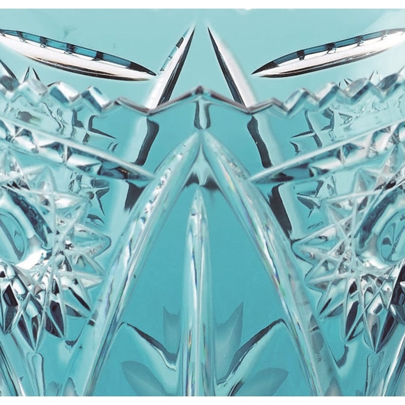 ELBE crystal コバルトブルー 花瓶 希少 ELBE crystal コバルト