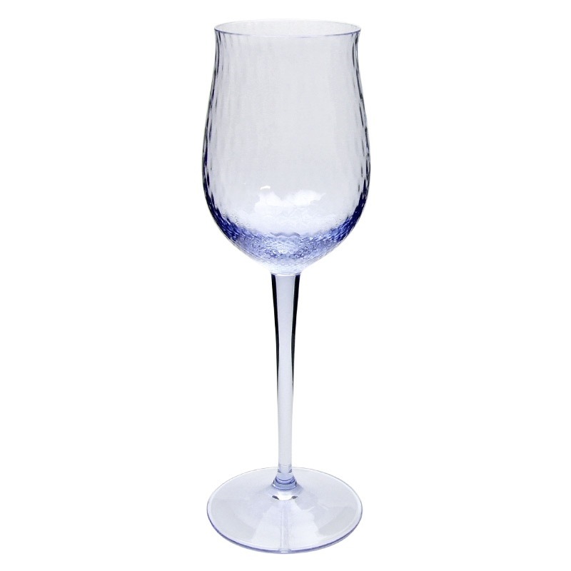 マイセン　波の戯れ　白ワイングラス　バイオレット　29162/AL