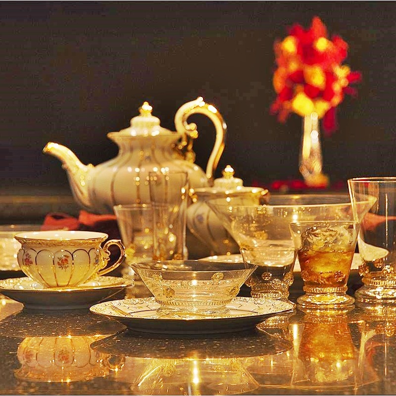 マイセン　バッカス ロゼット（アンバー）　ゴブレット　BAC/011910AB