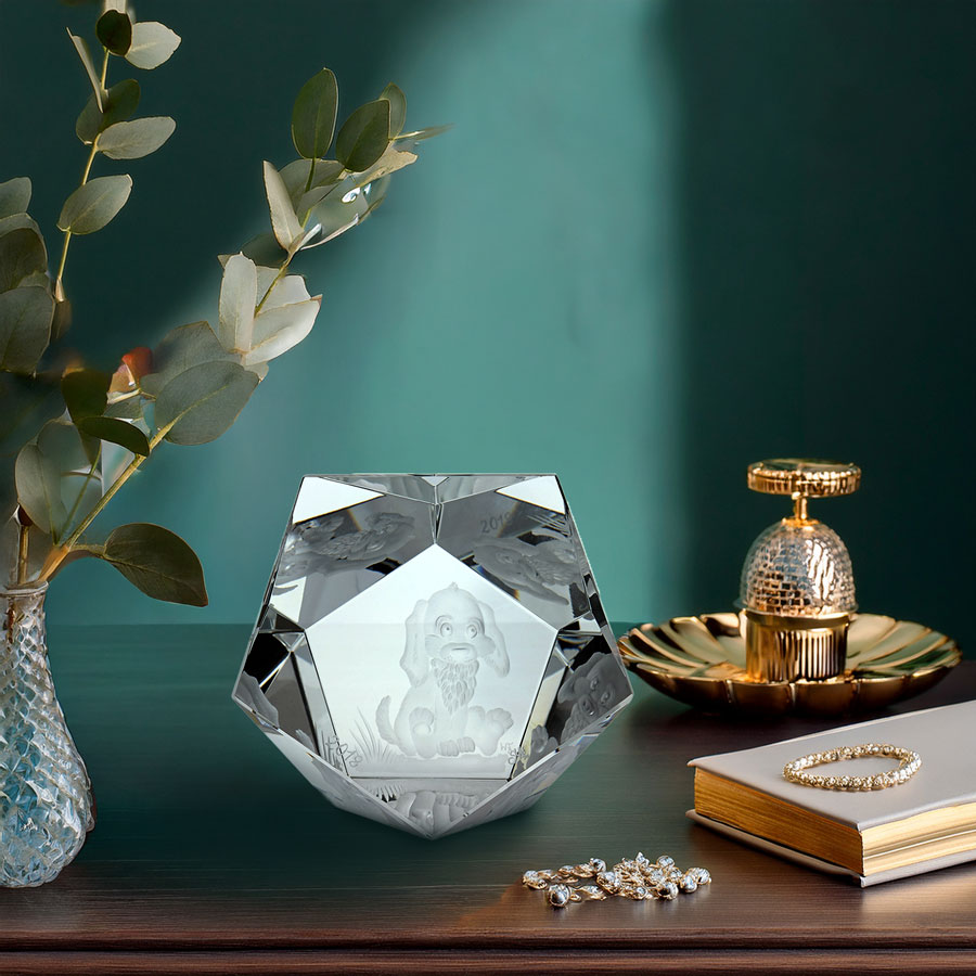 マイセンクリスタル　干支オーナメント「戌(イヌ)」　DOG/20165