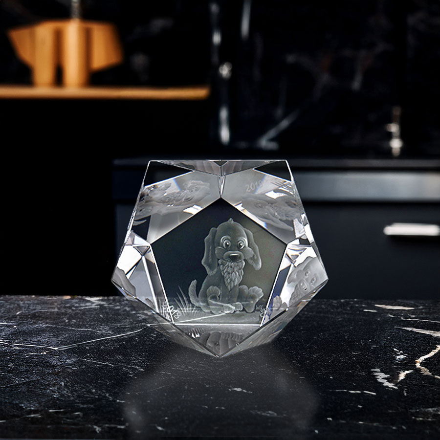 マイセンクリスタル　干支オーナメント「戌(イヌ)」　DOG/20165