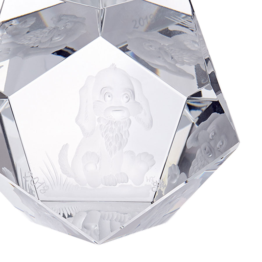 マイセンクリスタル　干支オーナメント「戌(イヌ)」　DOG/20165