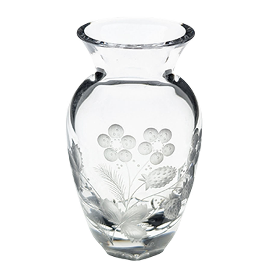 マイセンクリスタル 花瓶 「フラワー ストロベリー」 WAL/305067/12