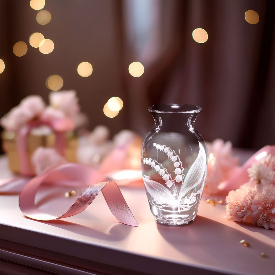 マイセンクリスタル 花瓶「フラワー スズラン」 MAI/305067/12