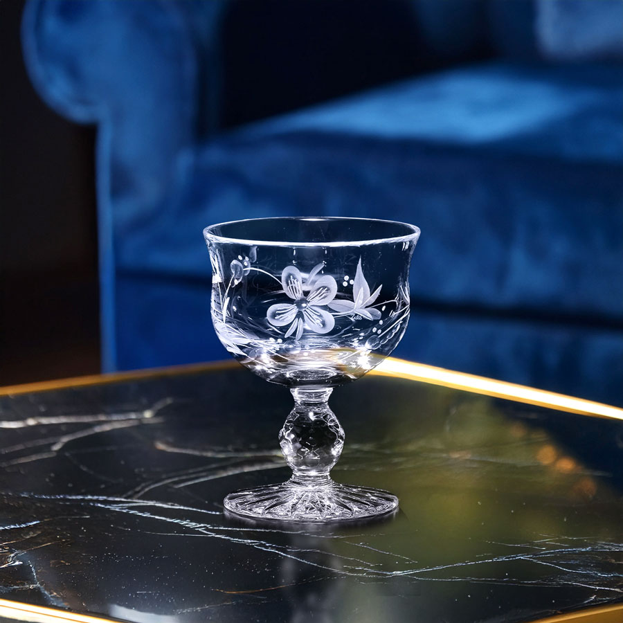 マイセンクリスタル 酒盃 「ハナミズキ」 CHA/LD/1525-2