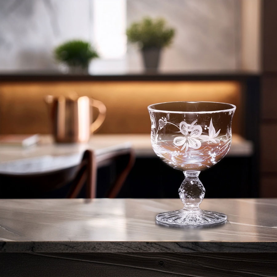 マイセンクリスタル 酒盃 「ハナミズキ」 CHA/LD/1525-2