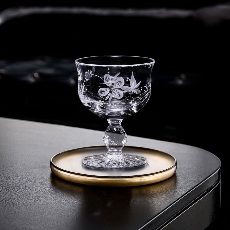マイセンクリスタル 酒盃 「ハナミズキ」 CHA/LD/1525-2