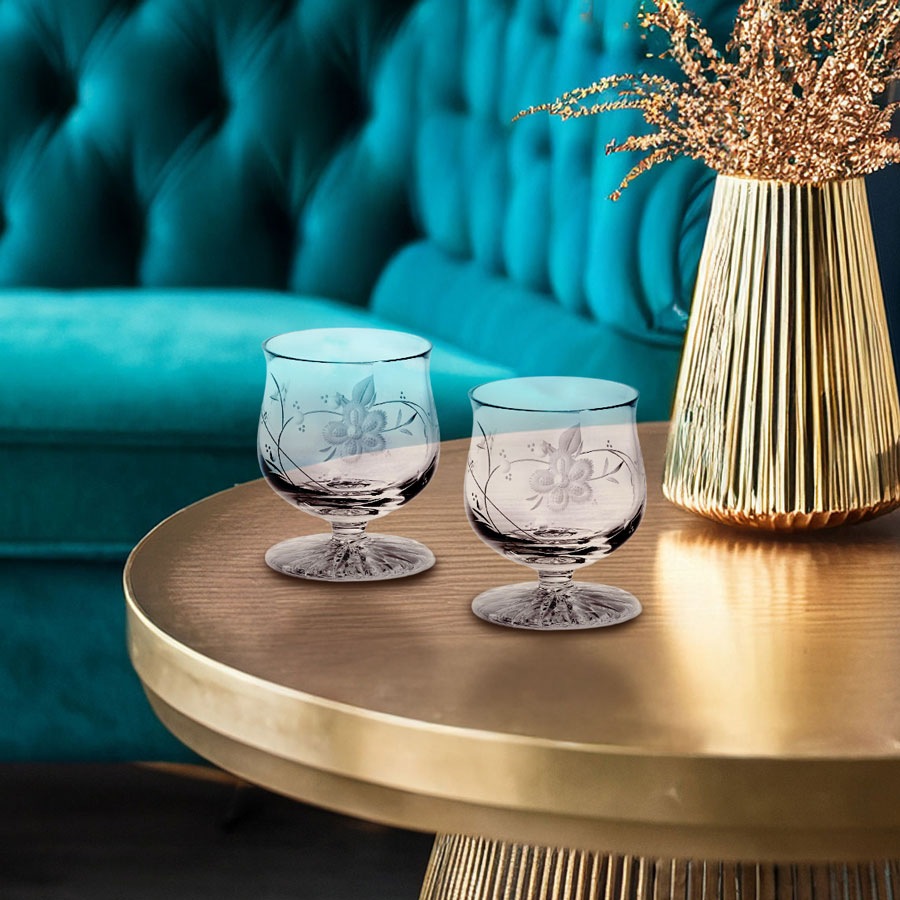 マイセンクリスタル 酒盃 「ナデシコ」 CHA/GLA/13-4