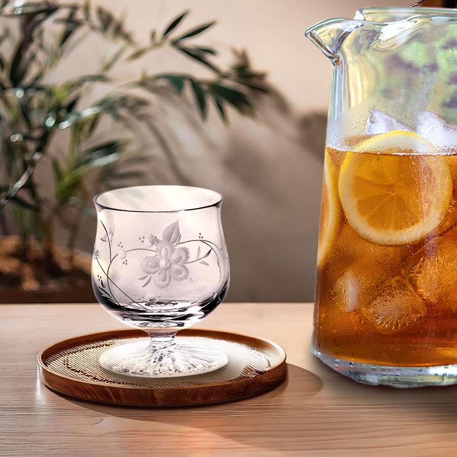 マイセンクリスタル 酒盃 「ナデシコ」 CHA/GLA/13-4