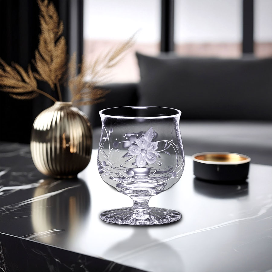 マイセンクリスタル 酒盃 「ナデシコ」 CHA/GLA/13-4